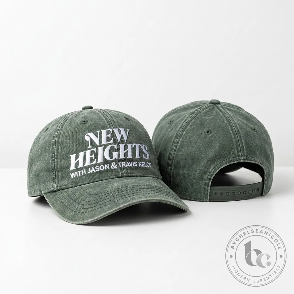 New Heights With Jason And Travis Kelce 2026 Hat gift cap New Heights Jason & Travis Kelce 2026 Limited Edition Fan Hat – image 3 of 4