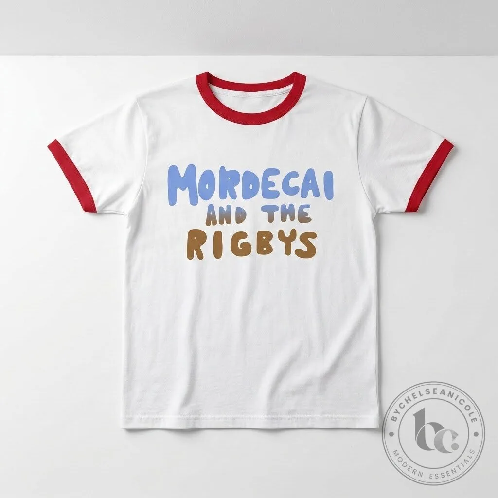 Mordecai and the Rigbys Ringer Tee, Regular Show Shirt