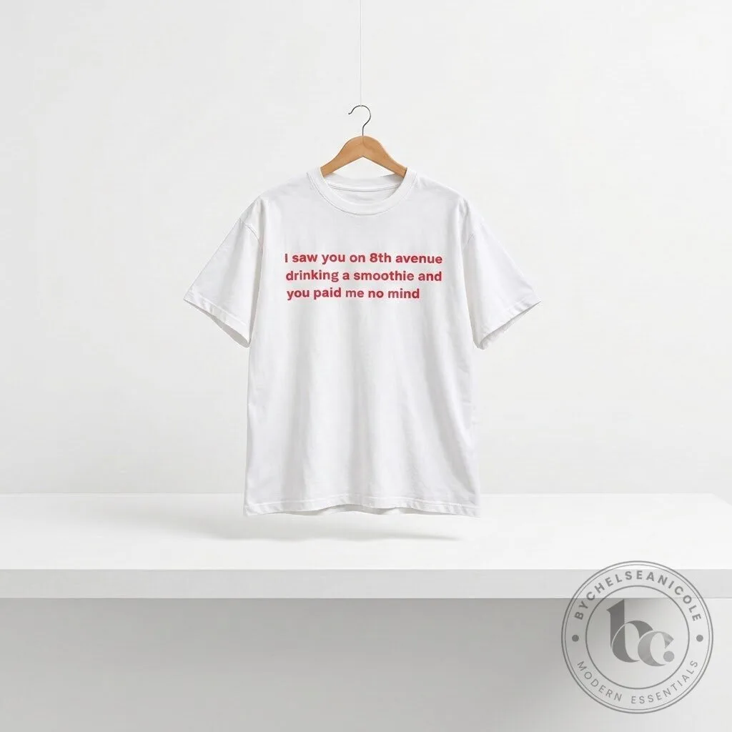 Connor Wood I saw you on 8th Avenue Smoothie Shirt