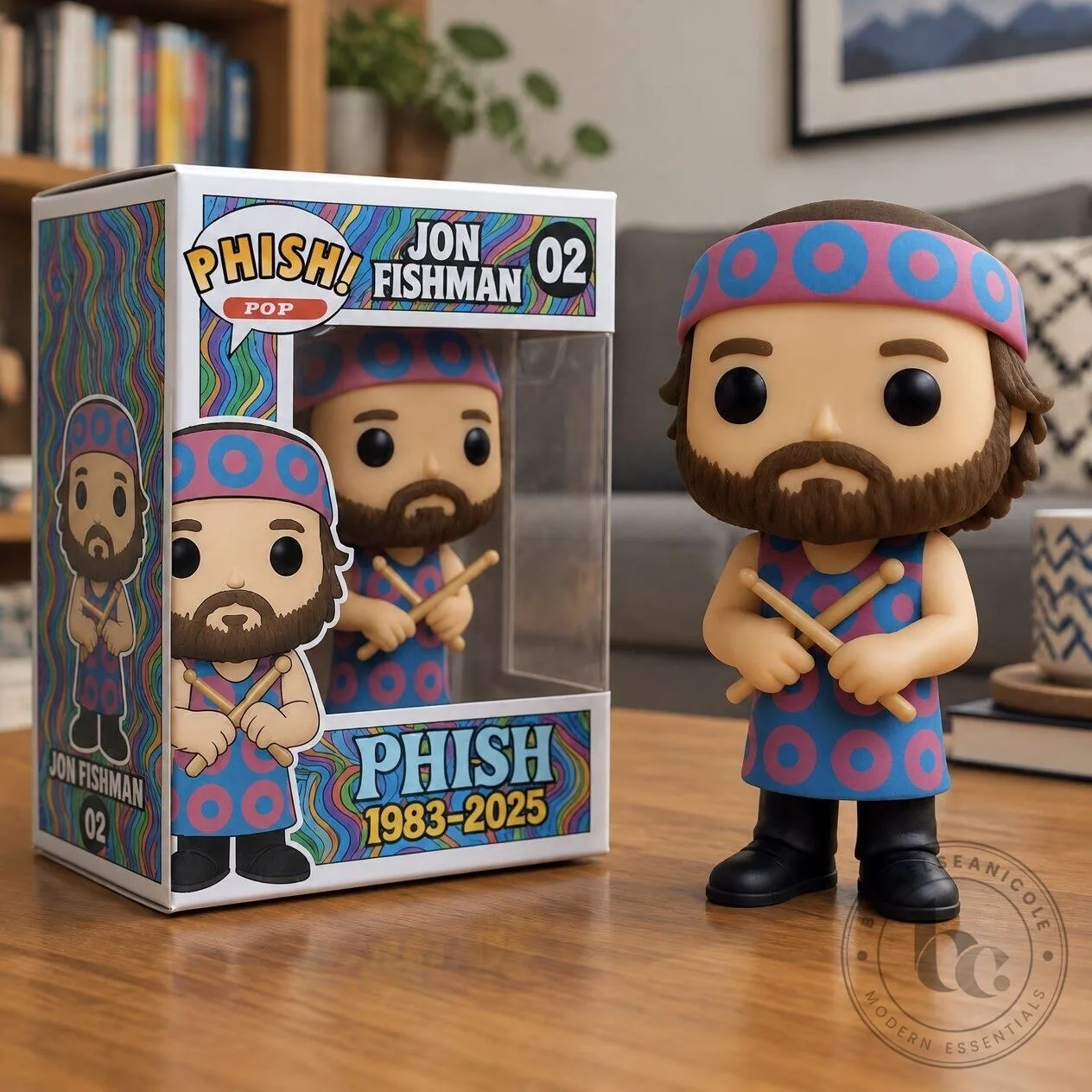 Phish Jon Fishman 42nd Anniversary Pop Figure