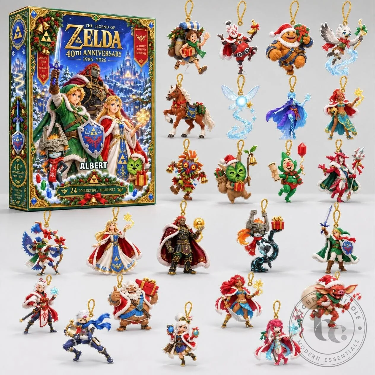 The Legend of Zelda 40th Anniversary Christmas Advent Calendar (1986–2026) 40th Years Of The Myth Christmas Advent Calendar Blind Box - Personalized Gifts For Game Lovers 8 The Legend of Zelda 40th Anniversary Christmas Advent Calendar (1986–2026) 40th Years Of The Myth Christmas Advent Calendar Blind Box - Personalized Gifts For Game Lovers